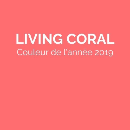 Couleur Pantone® 2019: le "living coral" est à l'honneur