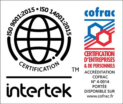 Jordenen est ISO 9001 et ISO 14 001 certifié par l'organisme de contrôle Intertek