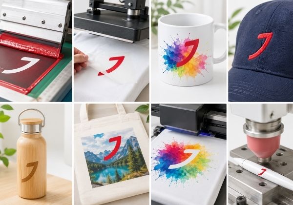 différentes techniques de marquage sur goodies