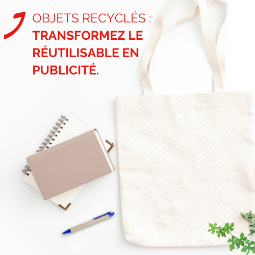 objets recyclés publicitaires