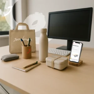 objet en matière recyclés bureau