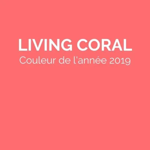 Couleur Pantone® 2019: le "living coral" est à l'honneur