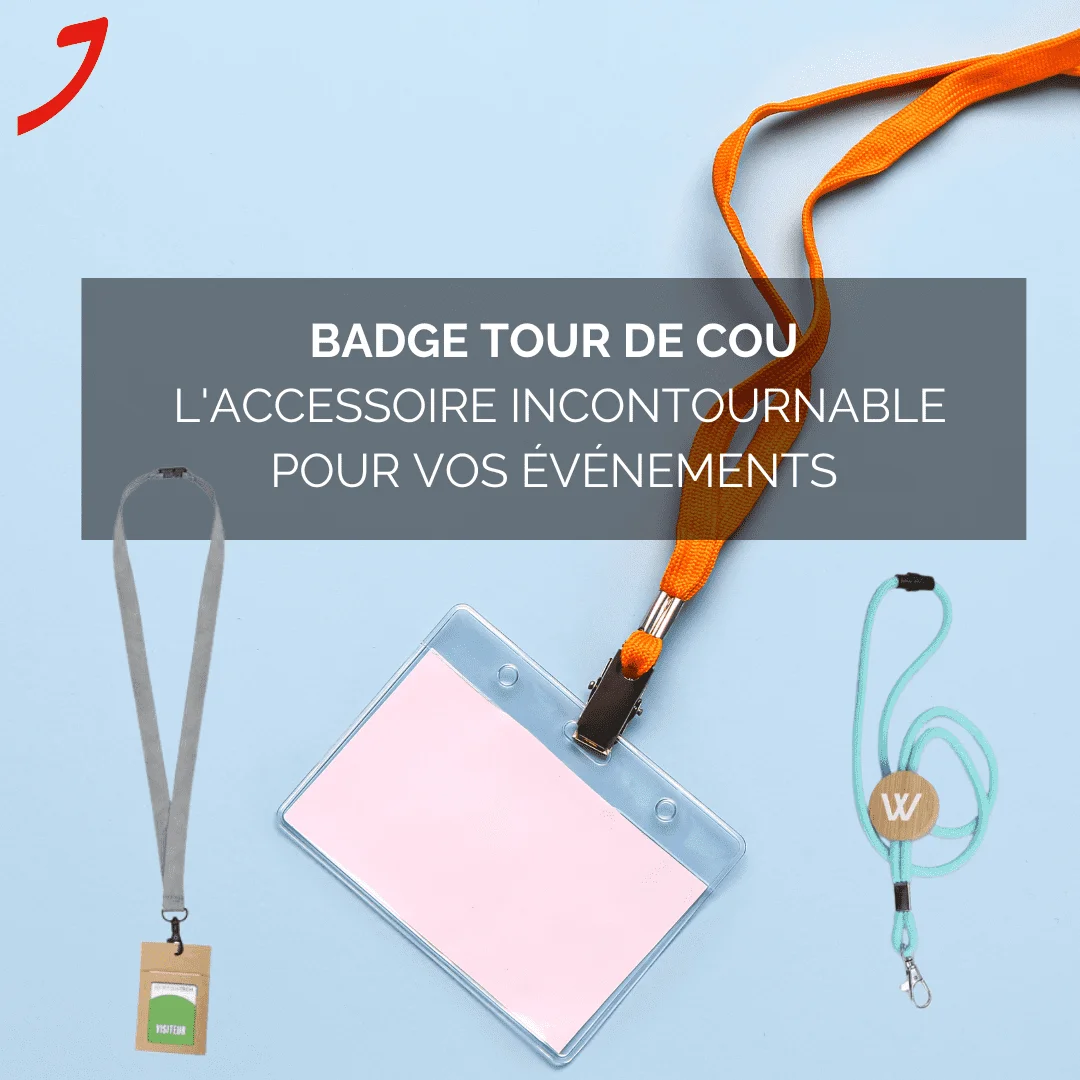 Badge tour de cou personnalisé jordenen